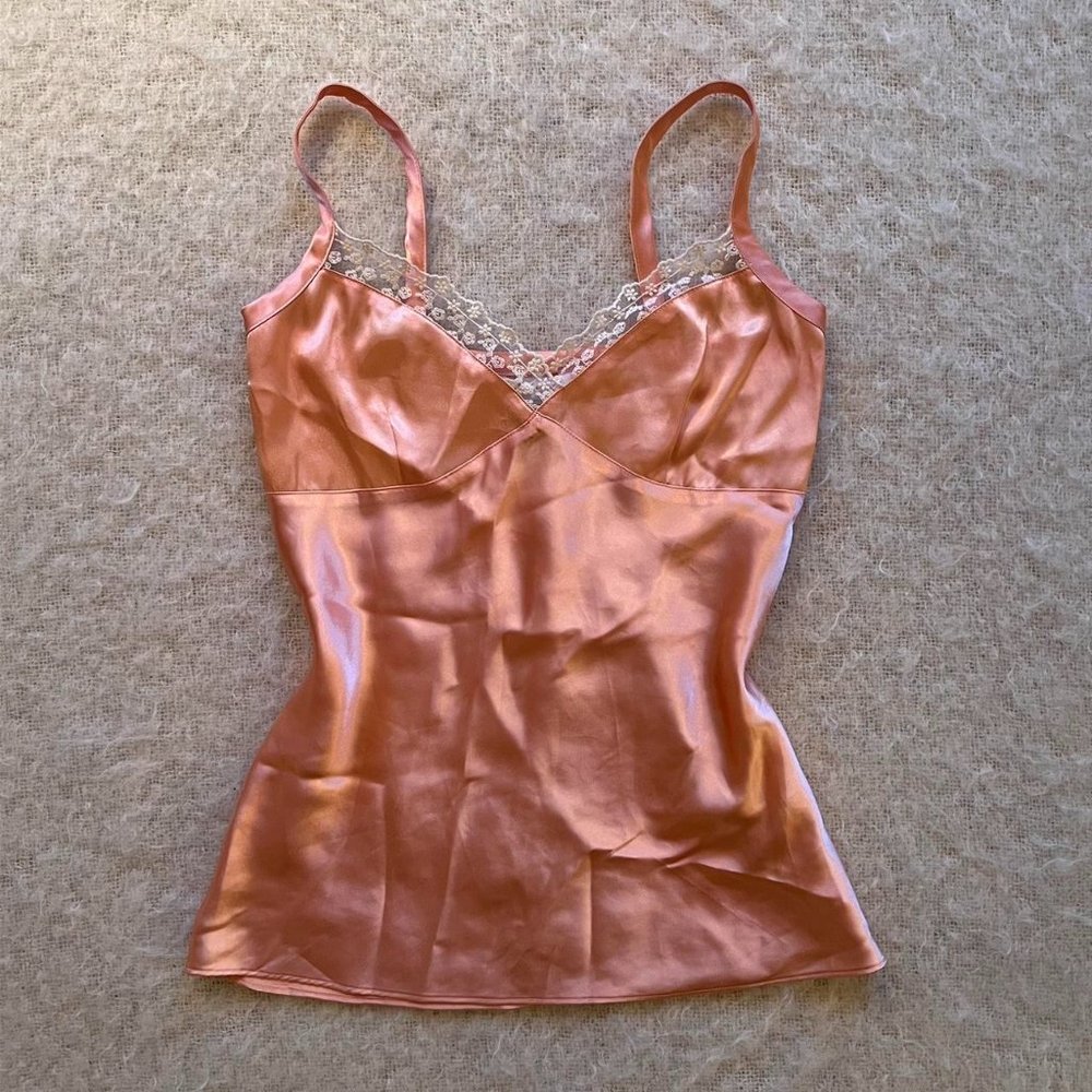 Women's Pink and Cream Cami Vest